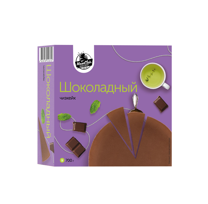 Чизкейк шоколадный "CHEESEBERRY" замороженный, 700 г