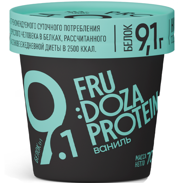 Десерт взбитый замороженный ваниль «FRUDOZA PROTEIN», 70 г