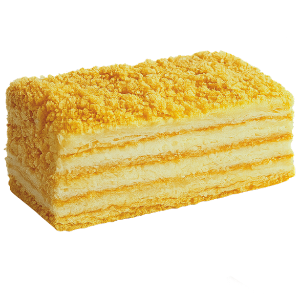 Пирожное НАПОЛЕОН "КУРТЬЕ" замороженное (10 шт*100 г), 1 кг