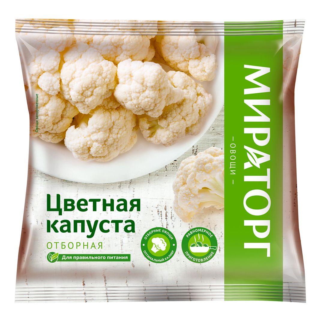 Цветная капуста "МИРАТОРГ" замороженная, 400 г