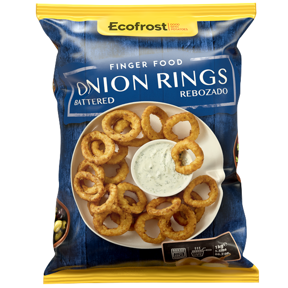 Луковые кольца в кляре замороженные «ECOFROST», 1 кг