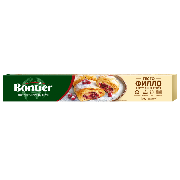 Тесто Филло "BONTIER", 500 г