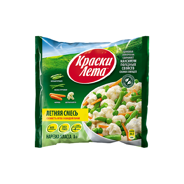 Летняя смесь "КРАСКИ ЛЕТА" замороженная, 400 г