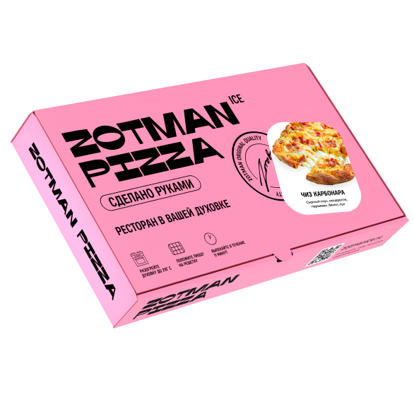  Пицца "Чиз карбонара.ICE" "ZOTMAN", 310 г