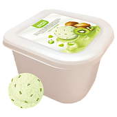 Десерт взбитый замороженный со вкусом киви с наполнителем киви-крыжовника "МОРОЗПРОДУКТ", 1 кг