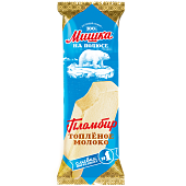 Вафельный стаканчик пломбир топленое молоко "МИШКА НА ПОЛЮСЕ", 100 г