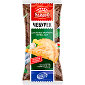 Чебурек жареный с мясом цыпленка-бройлера, грибами, сыром "МАРЬИНО" замороженный, 130 г