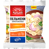 Пельмени с говядиной "МАРЬИНО" замороженные, 400 г