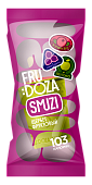 Десерт взбитый замороженный. Щербет фруктовый клюква-черная смородина-яблоко «FRUDOZA SMUZI», 80 г