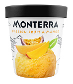 Cорбет манго, маракуйя "MONTERRA" стакан, 300 г