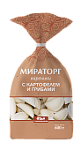 Вареники с картофелем и грибами "МИРАТОРГ" замороженные, 600 г