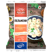 Пельмени с мясом цыпленка-бройлера и индейкой "МАРЬИНО" замороженные, 800 г