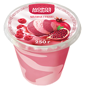 Мороженое сливочное со вкусом малина-гранат «МОРОЗПРОДУКТ», 250 г