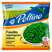Стручковая зеленая резаная фасоль "POLTINO" замороженная, 400 г