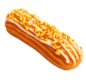 Пирожное ЭКЛЕРЫ BonGenie с начинкой карамель "КУРТЬЕ" замороженное (5 шт*65 г), 325 г