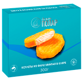 Котлеты из филе минтая в кляре "ПОЛАР" замороженные, 300 г