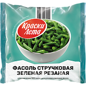Фасоль зеленая стручковая резаная "КРАСКИ ЛЕТА" замороженная, 400 г