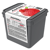 Десерт малиновый с кусочками клубники замороженный «MONTERRA», 1,550 г