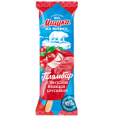 Эскимо пломбир клюква-брусника "МИШКА НА ПОЛЮСЕ", 75 г