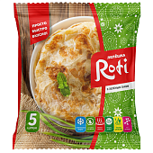 Лепешка  Roti с зеленым луком замороженная, 450 г Лепешка  Roti с зеленым луком замороженная, 450 г