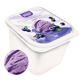 Мороженое сливочное со вкусом черники "МОРОЗПРОДУКТ", 1 кг Мороженое сливочное со вкусом черники "МОРОЗПРОДУКТ", 1 кг