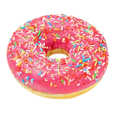 Пончик Донатс Малиновый "ЩЕДРЫЙ ПЕКАРЬ" замороженный, 55 г