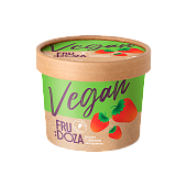 Десерт вегетарианский взбитый замороженный с джемом клубника «FRUDOZA VEGAN», 145 г