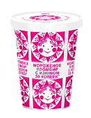 Мороженое пломбир с изюмом "20 КОПЕЕК" стакан картон, 225 г