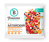 Быстрозамороженная смесь из ягод морс Алтайский "ПЛАНЕТА ВИТАМИНОВ", 300 г Быстрозамороженная смесь из ягод морс Алтайский "ПЛАНЕТА ВИТАМИНОВ", 300 г