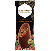  Мороженое эскимо пломбир шоколадный трюфель-красный апельсин "BAHROMA", 75 г