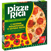 Полуфабрикат замороженный пицца с салями, моцареллой и соусом песто "PIZZERICA", 320 г Полуфабрикат замороженный пицца с салями, моцареллой и соусом песто "PIZZERICA", 320 г