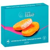 Котлеты из филе горбуши в кляре "ПОЛАР" замороженные, 300 г Котлеты из филе горбуши в кляре "ПОЛАР" замороженные, 300 г