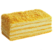 Пирожное НАПОЛЕОН "КУРТЬЕ" замороженное (10 шт*100 г), 1 кг