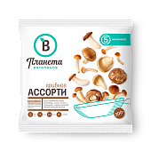 Быстрозамороженная грибная смесь грибное ассорти "ПЛАНЕТА ВИТАМИНОВ", 300 г