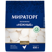 Пельмени нежные "МИРАТОРГ" замороженные, 400 г