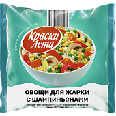 Овощи для жарки с шампиньонами "КРАСКИ ЛЕТА" замороженные, 400 г