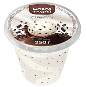 Мороженое сливочное с ароматом страчиателла и кусочками шоколадные хлопья "МОРОЗПРОДУКТ", 250 г