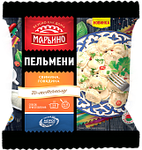 Пельмени по-восточному со свининой и говядиной "МАРЬИНО" замороженные, 400 г