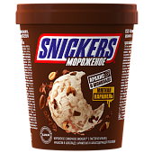 Мороженое сливочное c пастой из арахиса, арахисом в шоколаде и карамелью "SNICKERS", 288 г