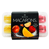 Пирожные "МАКАРОН" с начинками (лимон, малина, шоколад с орехом) замороженные "КУРТЬЕ"(6 шт), 102 г